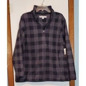 Women's Xxl Plaid Fleece Pullover With Pockets Amazon Basics